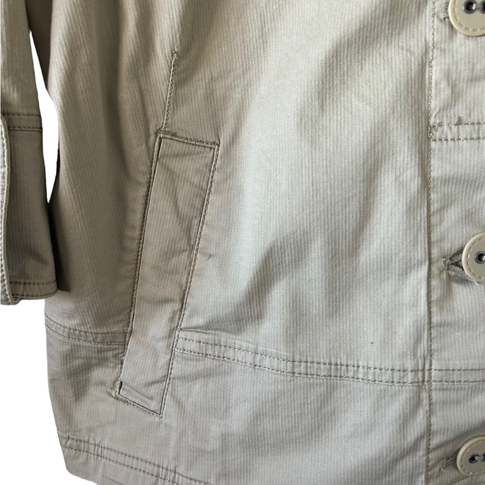 Eddie Bauer Womens Tan Button Down Casual Jacket Size Large - Picture 7 of 7